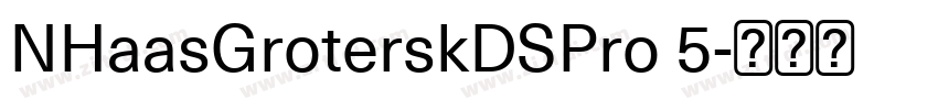 NHaasGroterskDSPro 5字体转换